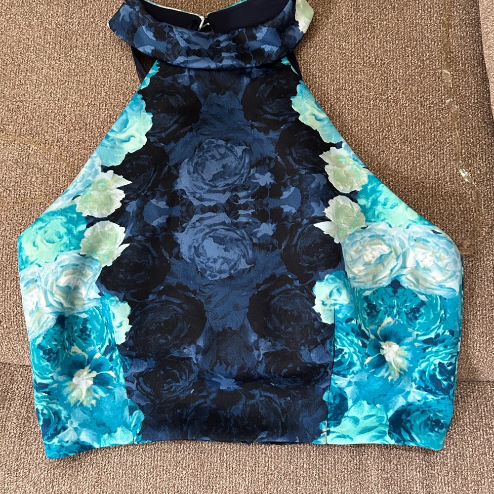 Floral Top and Skirt Combo